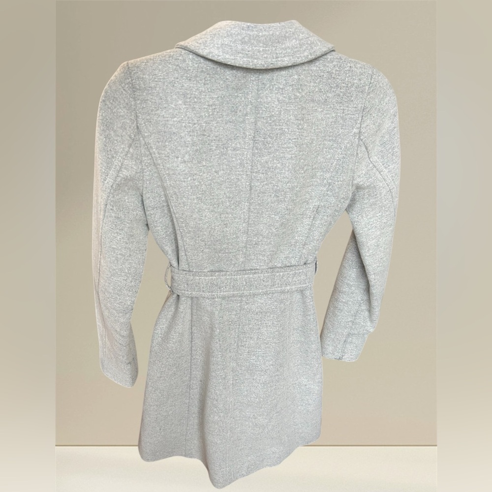 Babaton Light Gray Wrap Coat - Picture 4 of 7